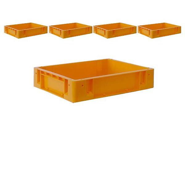  볼트와 자재보관용 480 X 380 X 105 노랑 상자 5개입