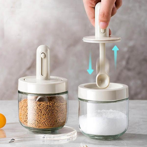  스푼 길이 조절 손쉬운 세척 스푼 일체형 양념 보관통