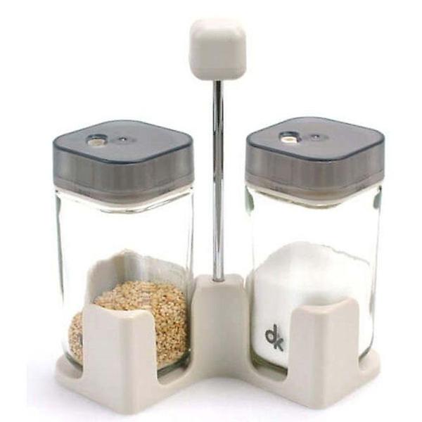  양념통 소스통 소금통 후추통 시즈닝 보관통 사각 2P