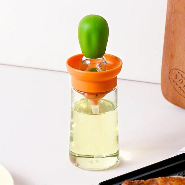  스포이드 실리콘 브러쉬 오일병 세트 180ml 1P 양념병