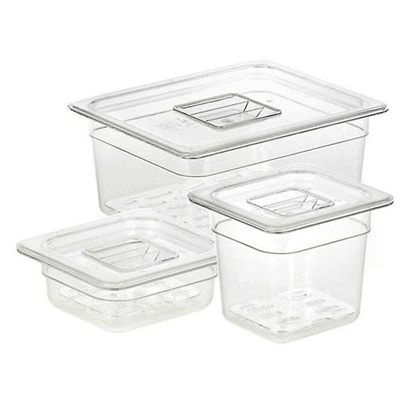  밧드 반찬통 냉장고 보관 용기 샐러드통 1/6 깊이 4in