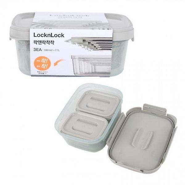  1p 2p 500ml 착착 2.7L + 락앤락