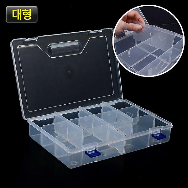  10칸 DIY다용도 대형수납함 약통 악세서리 보관케이스