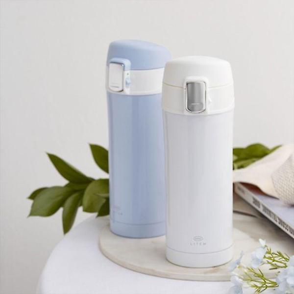  원터치 잠금 보온 보냉 텀블러 휴대용 스텐 물병