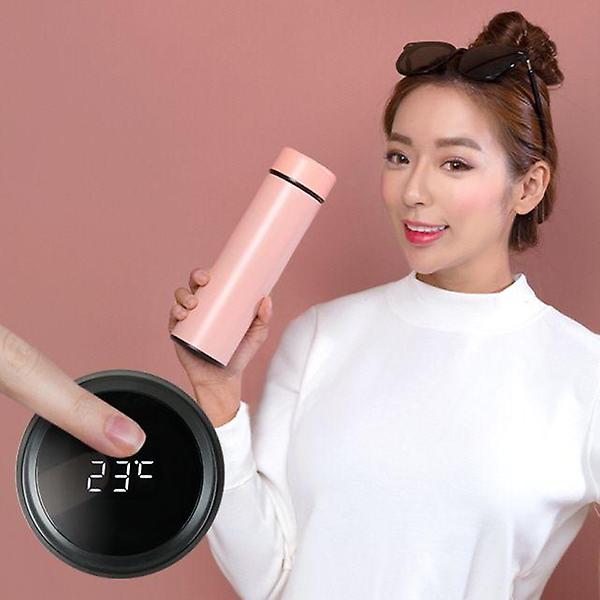  엠디디지탈 온도표시 스텐 스마트텀블러 500ml