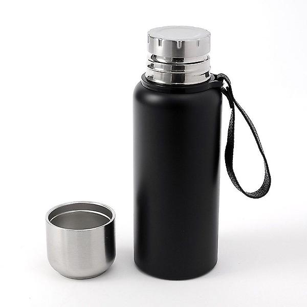  듀얼 진공 600ml 보온병(블랙) 텀블러 보틀 보냉병