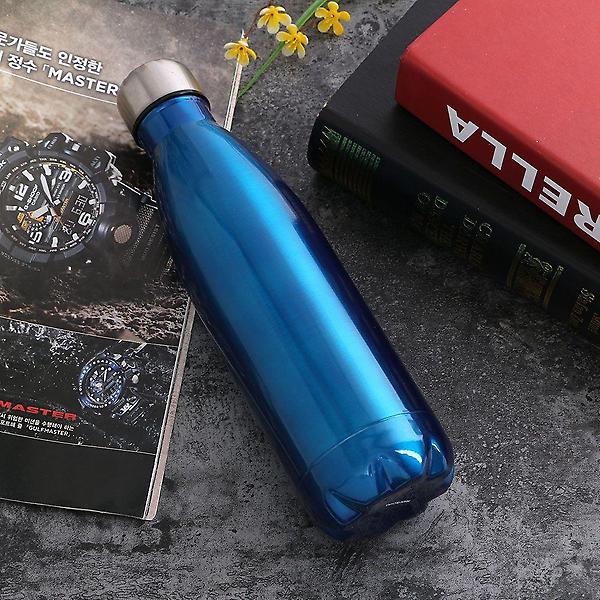  스텔라 유광 진공 보온병(500ml) (블루) 스텐보냉병