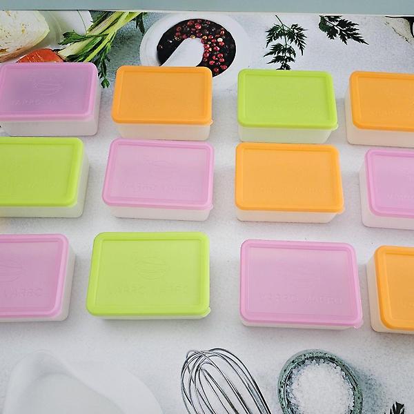  국산 실리콘 냉동 밥 보관용기 소분용기 밥팩 3개