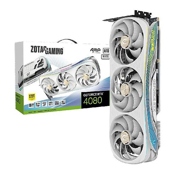  ZOTAC GAMING 지포스 RTX 4080 AMP EXTREME AIRO D6X 16GB White