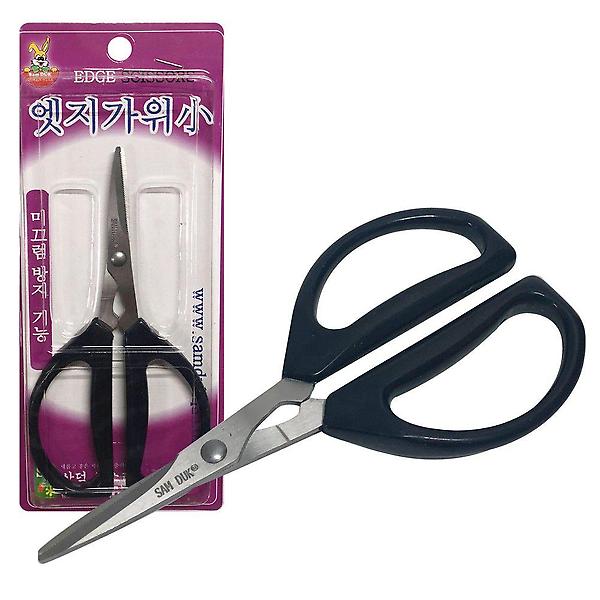  삼덕 엣지가위(소)주방가위 재단 낚시 미싱 봉재 수예