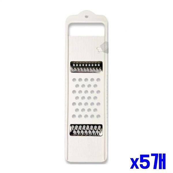  절삭력 좋은 다기능 채칼 화이트 x5개 채써는칼 커팅