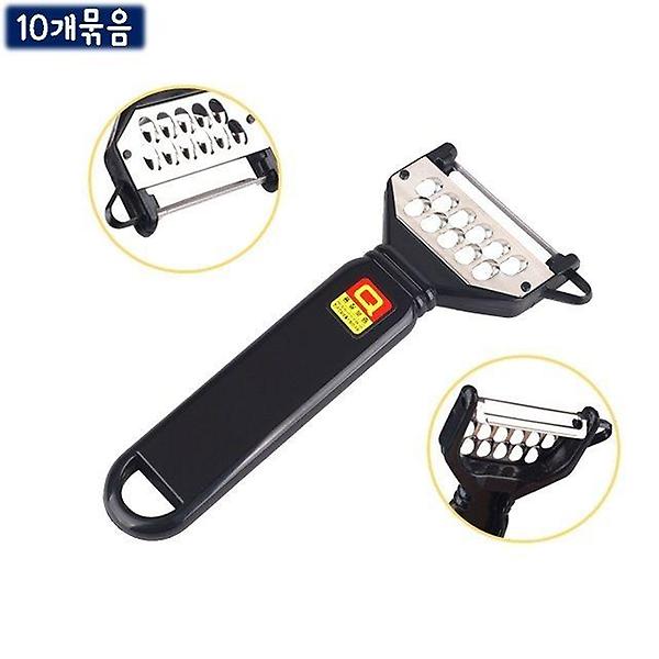  핸디형 채칼겸용 감자칼 10개입 스텐날 필러 껍질제거