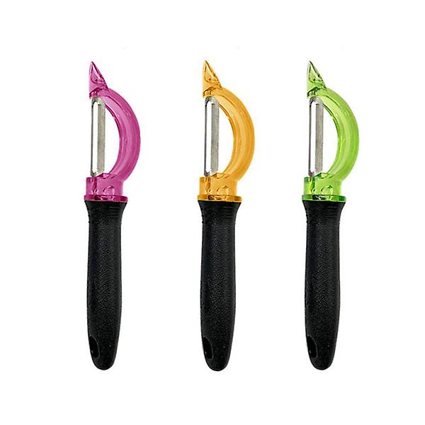  다용도 일자형 야채칼 랜덤 1P 과일깎기 필러 감자칼