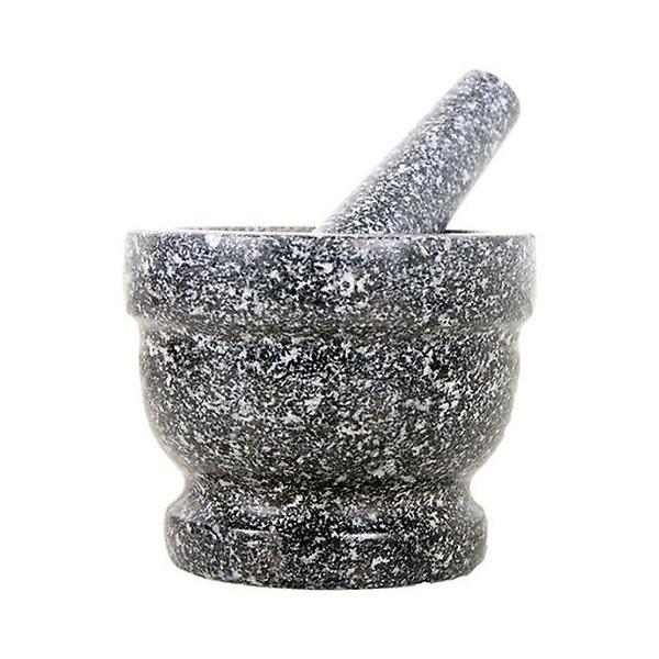  자연석 흑진주 돌절구(소)