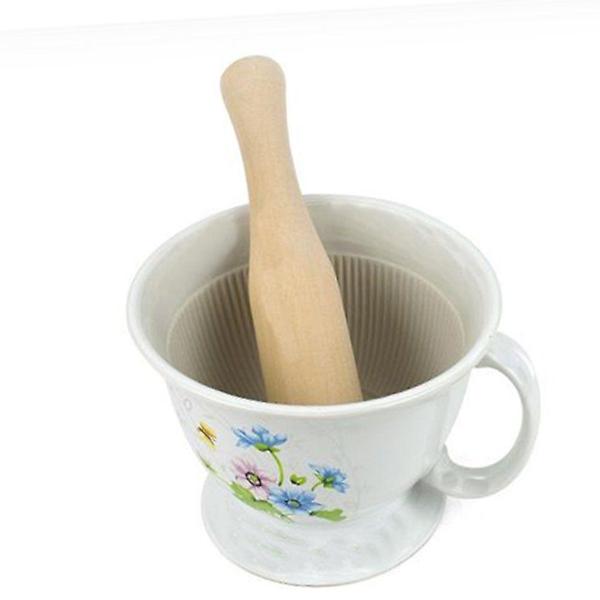  도자기신손잡이절구(중)