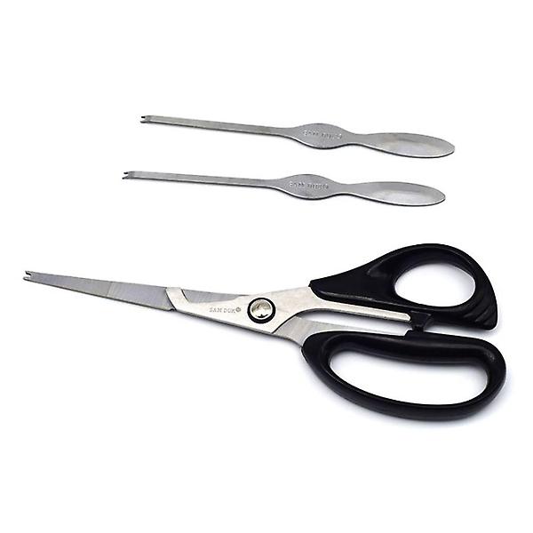  스텐 꽃게 가위 홍게 대게 가위 게살 포크 세트