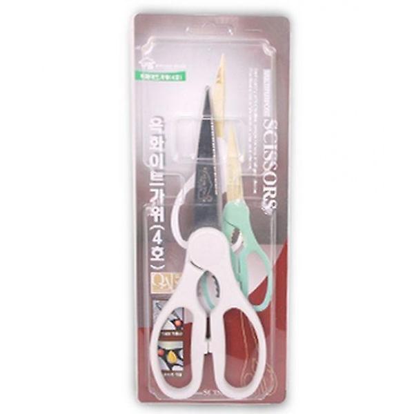  (set)옥화이트가위 4호(화이트)5개