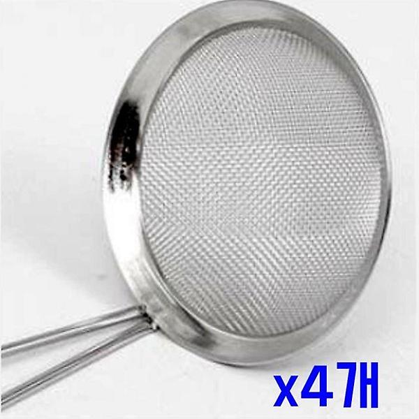  깔끔한 스테인레스 거품 위생국자대 x4개 거름국자