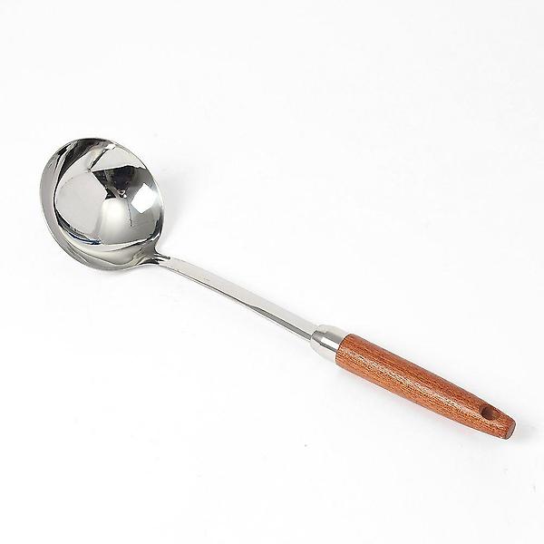  클래식키친 조리 찌개용 스프 스텐 우드핸들 국자