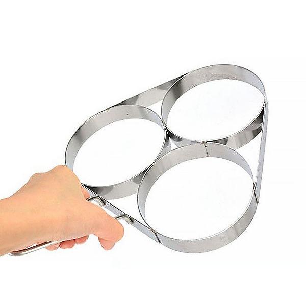  업소용 원형 스텐 계란틀 3구