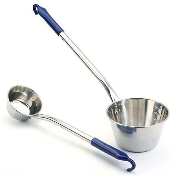  스텐 업소용 국자 통샥구 배식 육수 대형 국자 800CC