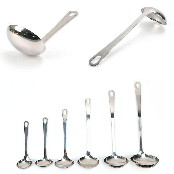  일체형 스텐 국물 찌개 요리 국자 9호 길이 26.5cm