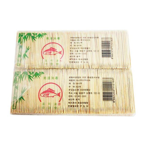  대나무이쑤시개400p(양면)x10개_요지
