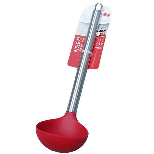  키친프리 실리콘 국자 주방 국자 샥구 요리 스푼 30cm