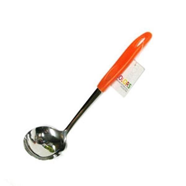  하나코비 국자 요리 스푼 면국자 조리도구 주황 28cm