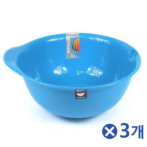  레인보우 컬러 믹싱볼 특대형x3개 다용도믹싱볼 양푼