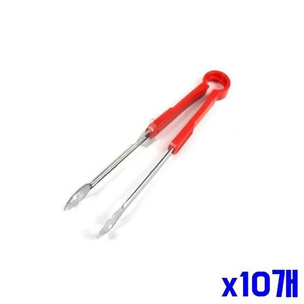  레드 다용도 빵 고기 집게 x10개 요리집게 다용도집게