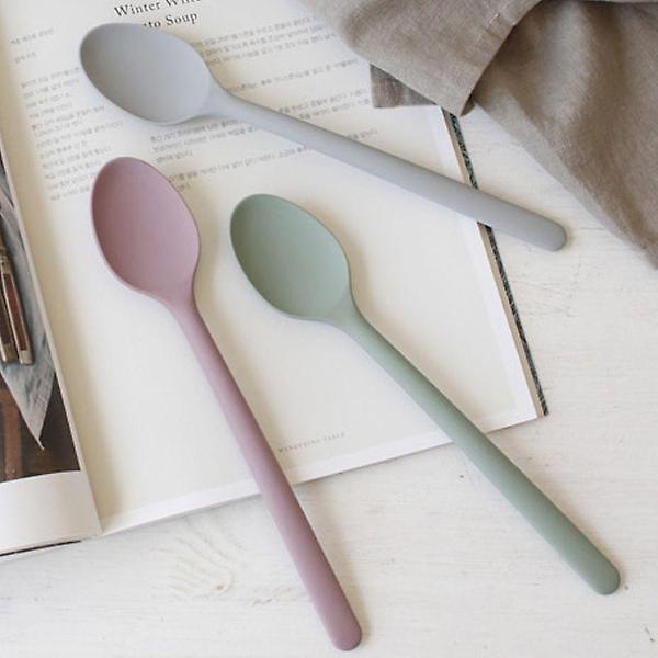  실리콘 작은 요리 스푼 주방 볶음 수저 조리 숟가락
