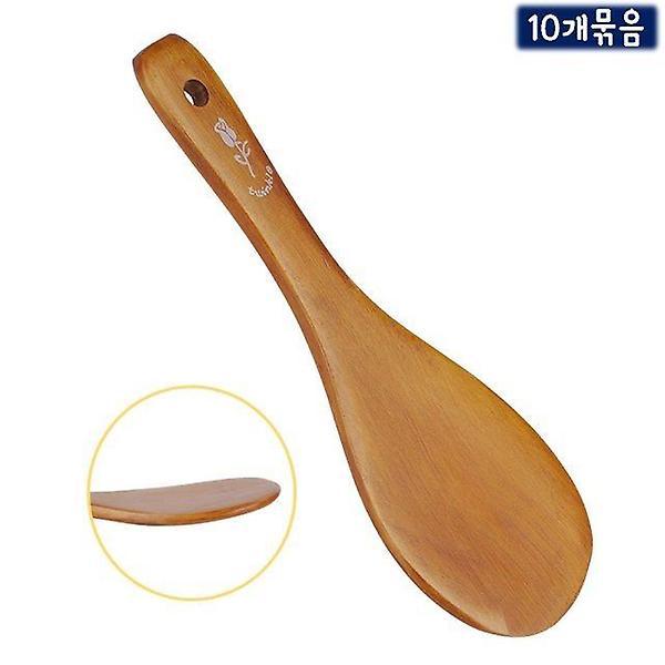  옻칠 주걱 약22cm 10개묶음 걸이구멍