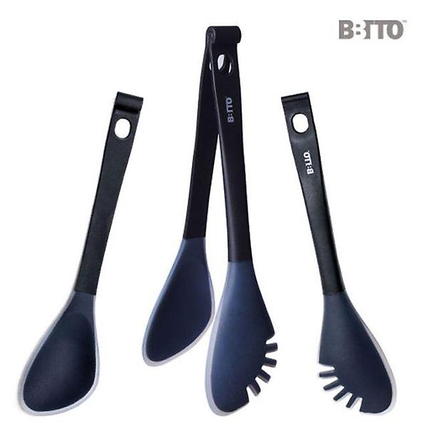  실리콘 주방 집게 분리형 샐러드 파스타 스푼 다용도