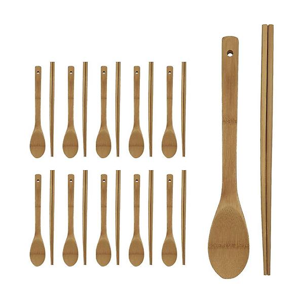  대나무 나무 우드볶음 스푼 수저 주걱 젓가락세트10개