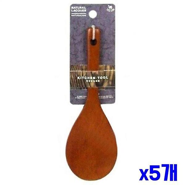  원목 천연옻칠 가벼운 밥주걱 x5개