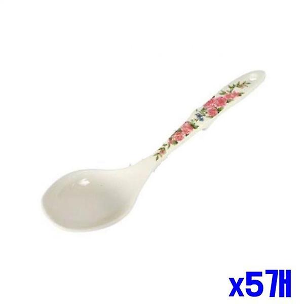  멜라민 재질 플라워 볶음주걱 중 x5개 주방도구