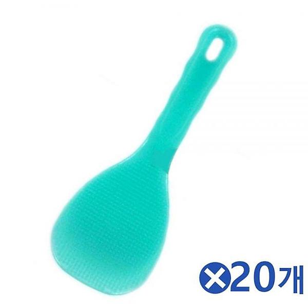  엠보싱 옥색주걱 1호x20개 밥알이잘붙지않는주걱