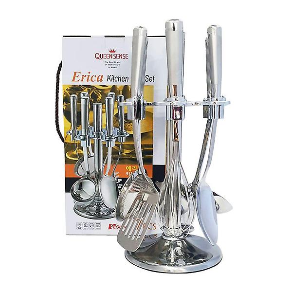  국자 스푼 뒤지개 거품기 건지개 거치대 키친툴 세트