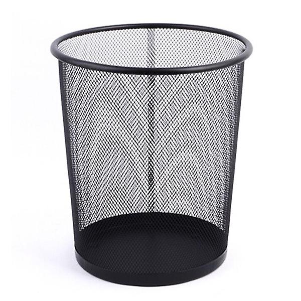  원형 철망바스켓 소형 철제 바구니 수납 정리 휴지통