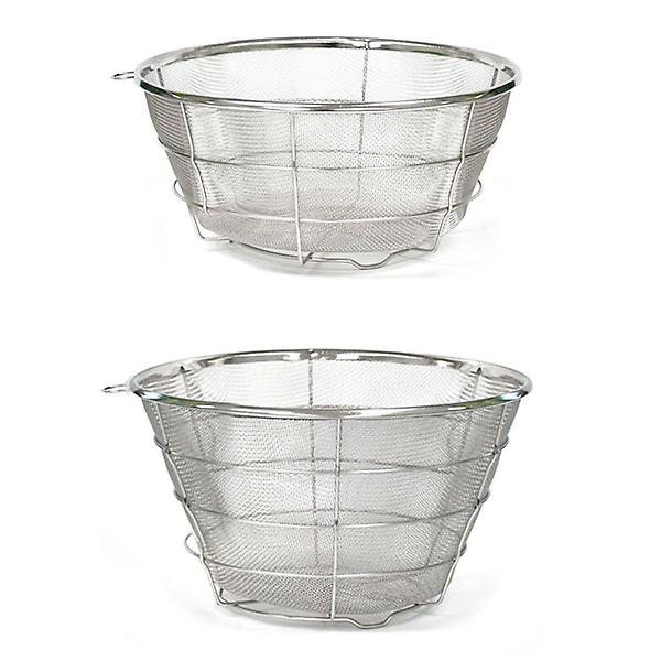  스텐 304 야채 바구니 소쿠리 채반 33x19cm 2호 3단