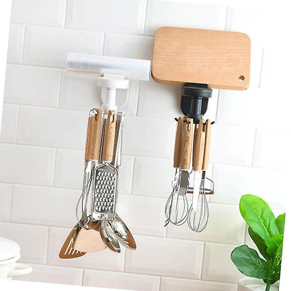  벽부착형 360도회전식 6P 주방걸이 1SET 17x7x8.5cm