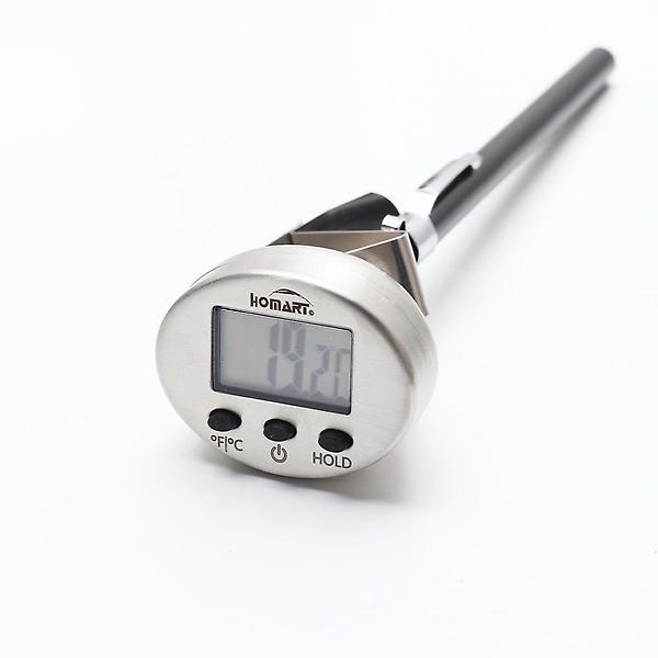 홈아트 스텐 디지털 커피 온도계 실버