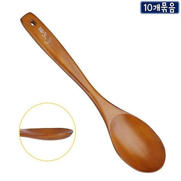  옻칠 큰스푼 약22cm 10개묶음 걸이구멍