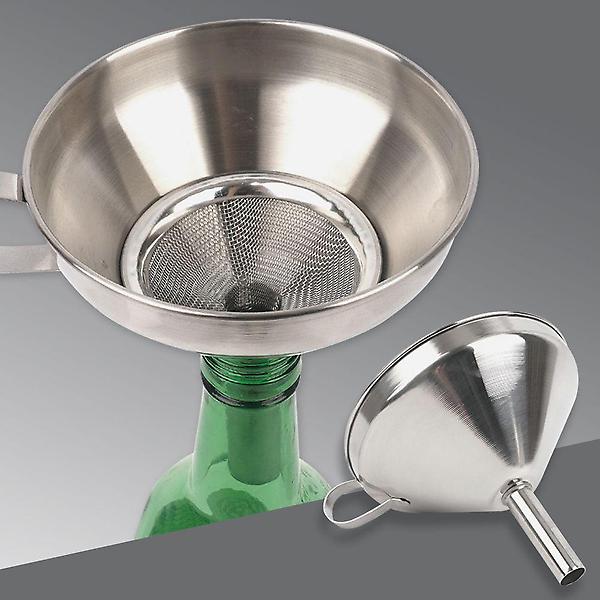  국산 스텐 깔대기+거름망 거름망깔때기 주방 깔때기