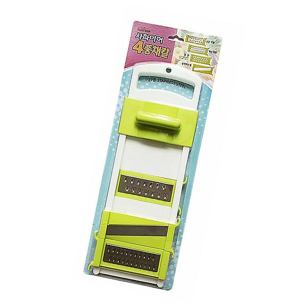  사파이어 4종 채칼 과일 채소 슬라이스 채썰기 강판