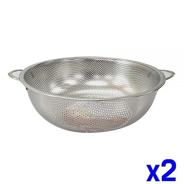  펀칭 스텐 바구니 29cm x2개 야채바구니 채반