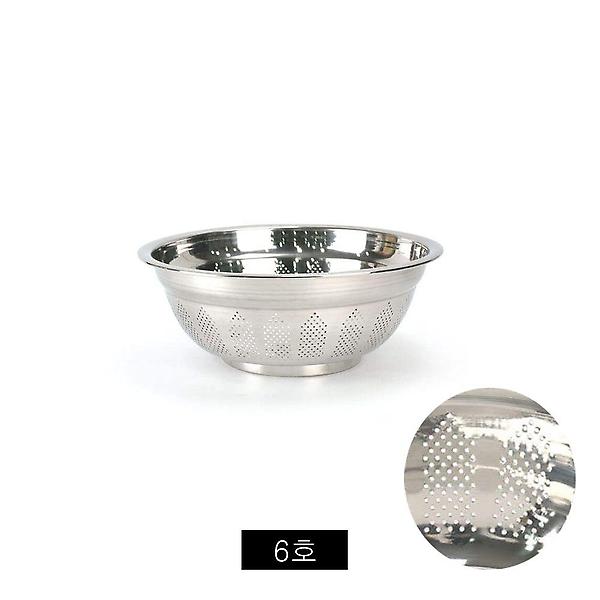  6호 다라이 세미타공 스텐 채반 업소용