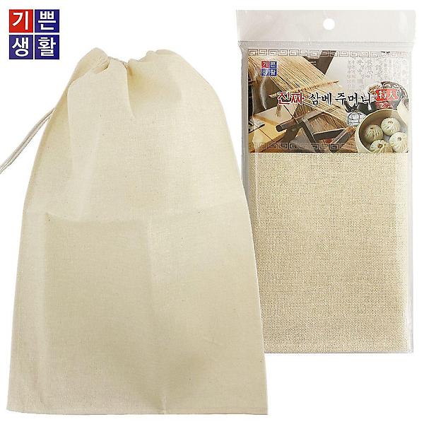  진짜 삼베주머니(특대 36x53)천연 면보자기 한약 면포