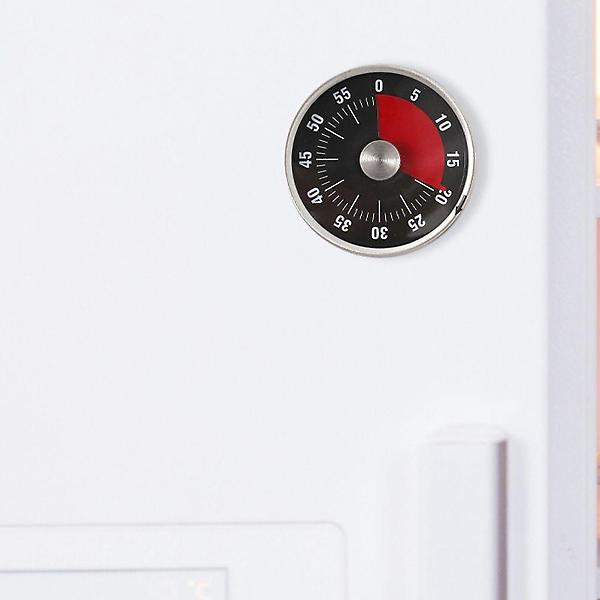  원형 블랙 아날로그 쿠킹타이머